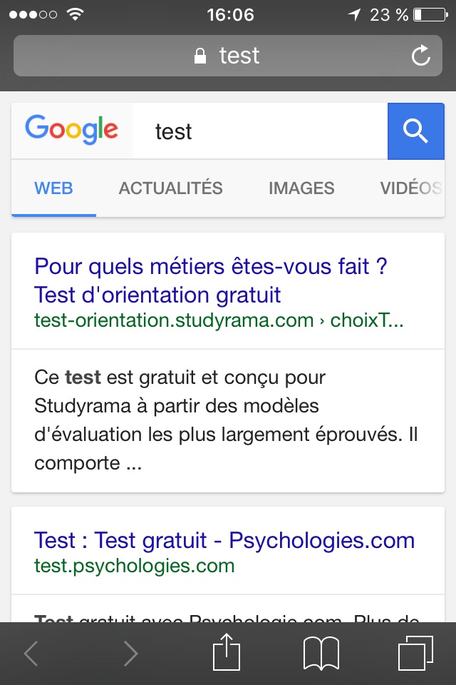Ouvrir Safari et visiter un site