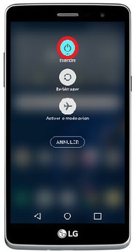 Comment éteindre le LG Bello II ?