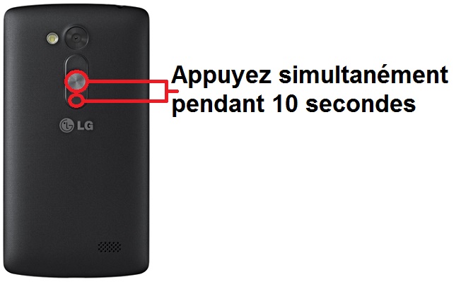 Forcer l'arrêt si le LG L Fino est bloqué