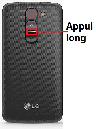 Comment éteindre le LG G2 ?