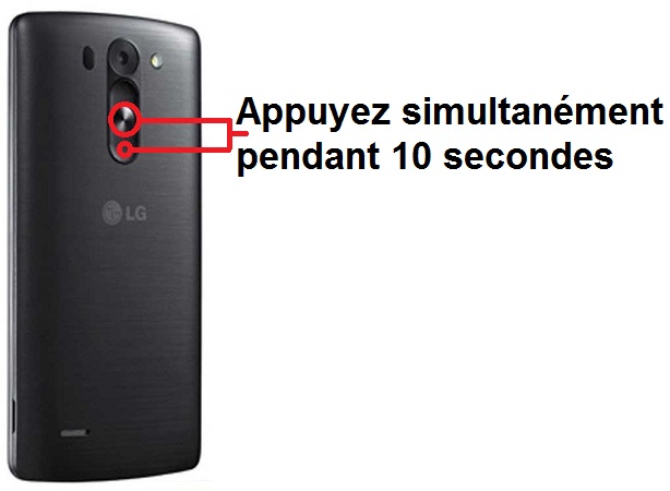 Forcer l'arrêt si le LG G3 est bloqué