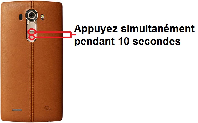 Forcer l'arrêt si le LG G4 est bloqué