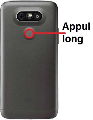 Comment éteindre le LG G5 ?