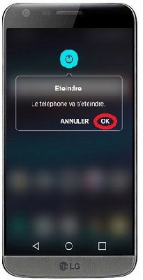 Comment éteindre le LG G5 ?