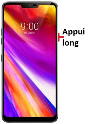 Comment éteindre le LG G7 ThinQ ?