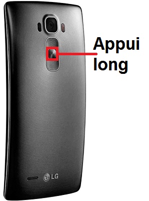 Comment éteindre le LG G Flex 2 ?