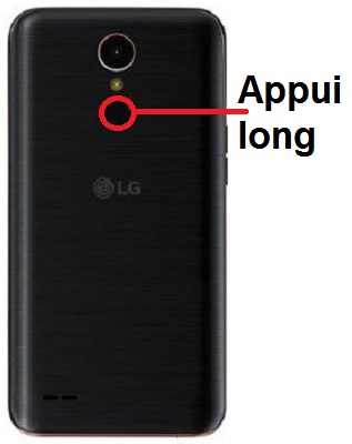 Comment éteindre le LG K10 (2017) ?