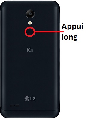 Comment éteindre le LG K11 ?