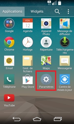 Changer le code PIN sur le LG G Flex 2