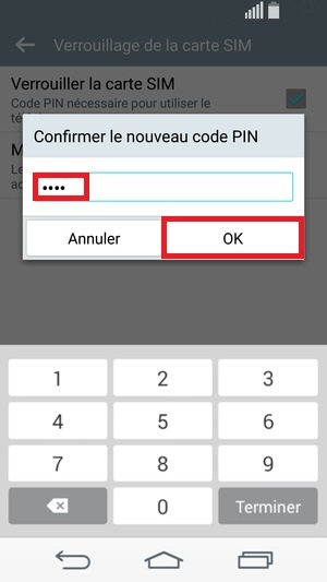 Changer le code PIN sur le LG G Flex 2