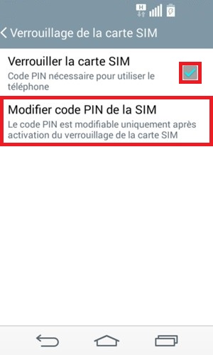 Changer le code PIN sur le LG G Flex 2