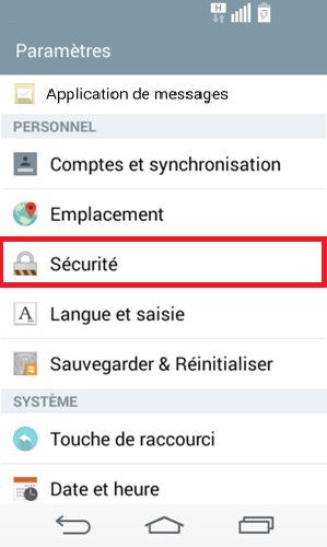Changer le code PIN sur le LG G Flex 2