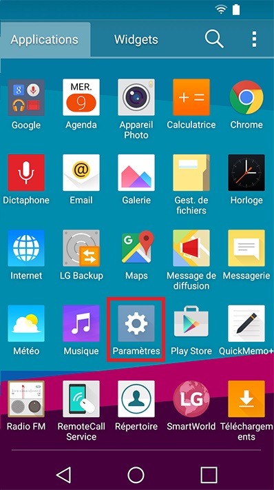 Changer le code PIN sur le LG G2
