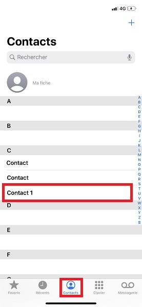 Activer le partage de position sur iPhone