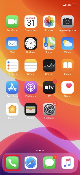 Activer le partage de position sur iPhone