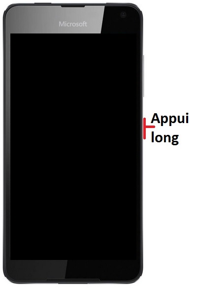 Comment allumer le Microsoft Lumia 650 ?
