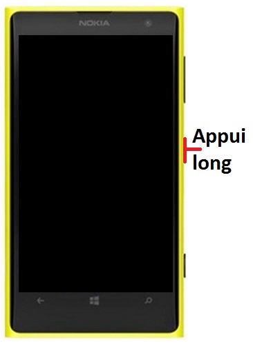 Comment allumer le Nokia Lumia 1020 ?