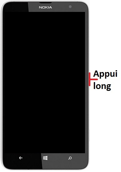 Comment allumer le Nokia Lumia 1320 ?