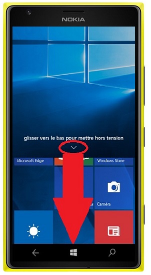 Comment éteindre le Nokia Lumia 1520 ?