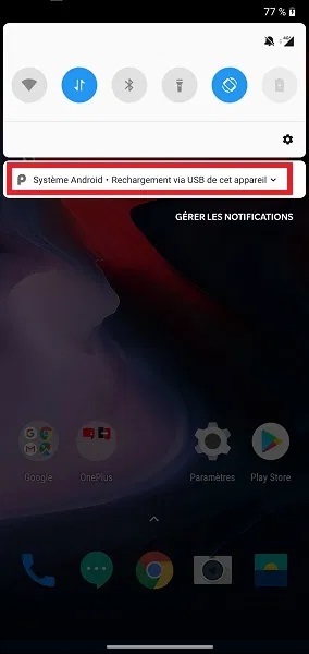 Restaurer une sauvegarde sur OnePlus