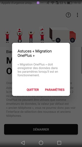 Choisir précisément les données à transférer