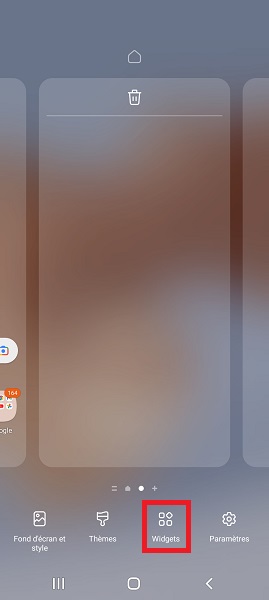 Ajouter et organiser des widgets