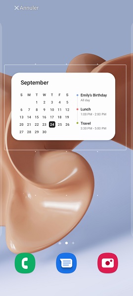 Ajouter et organiser des widgets