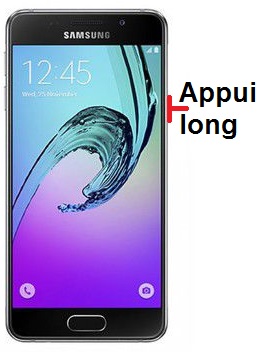 Comment éteindre le Samsung A3 2016 ?