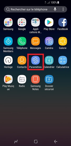 Changer le code PIN sur le Samsung A8 2018