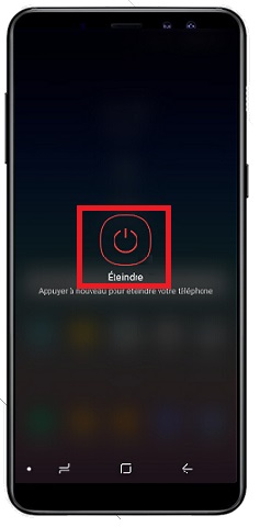 Comment éteindre le Samsung A8 2018 ?