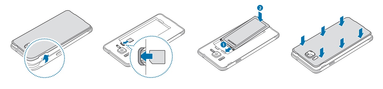 Insérer la carte SIM dans le Samsung Alpha