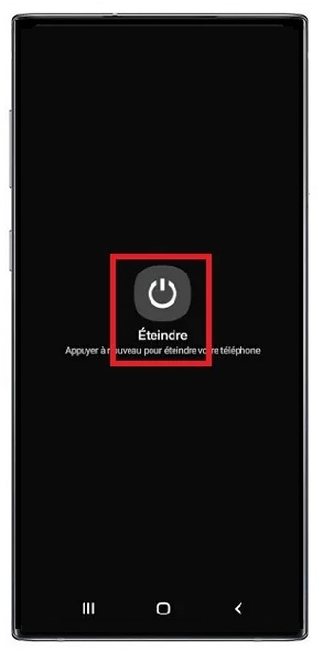 Comment éteindre le Samsung Note 10 ?