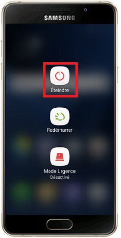 Comment éteindre le Samsung A5 2016 ?