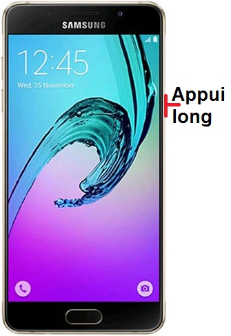 Comment éteindre le Samsung A5 2016 ?