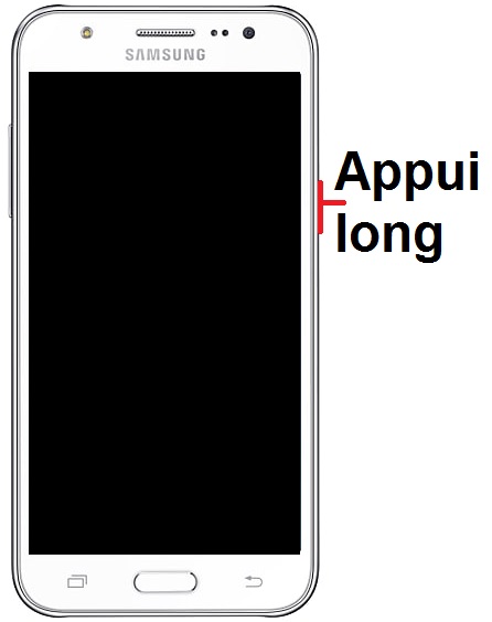 Comment allumer le Samsung J5 ?