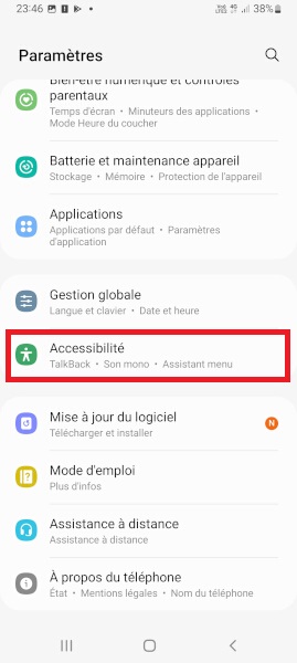 Activer le flash de l’appareil photo pour les notifications