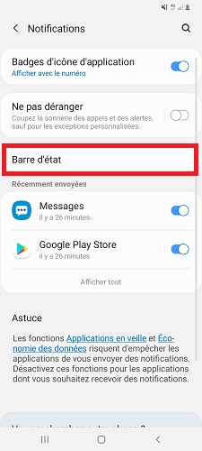 Pourcentage batterie sur OPPO / OnePlus / Realme