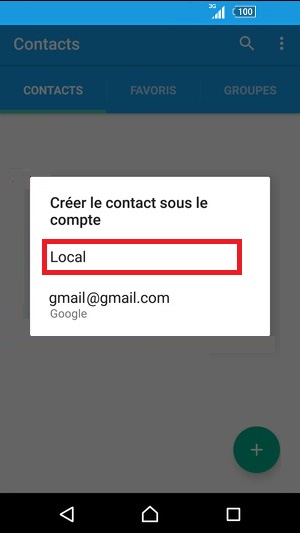 Importer depuis une carte SIM