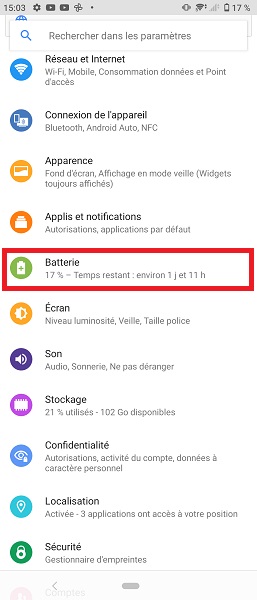Entretien de la batterie