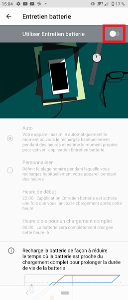 Entretien de la batterie