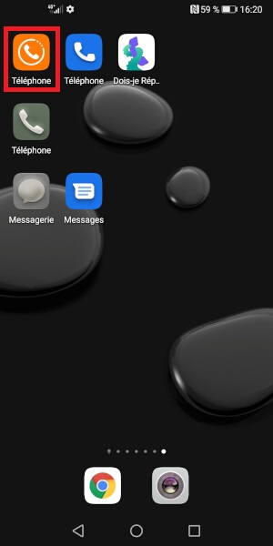 Définir l’application par défaut.