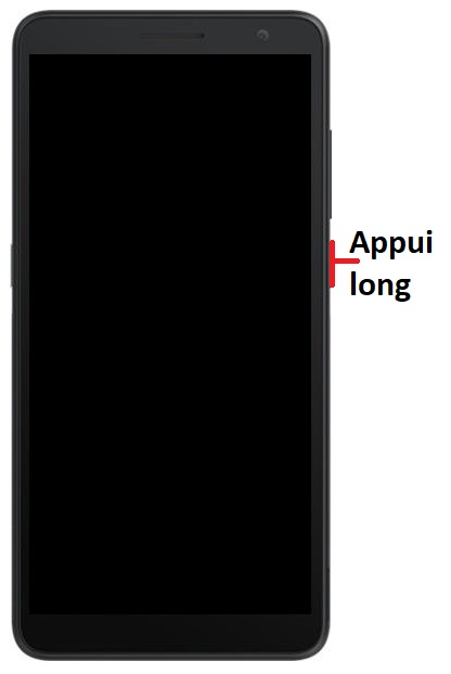 Comment allumer le Alcatel 1B 2020 ?