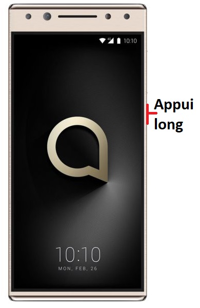 Comment éteindre le Alcatel 5 ?