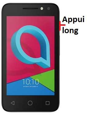Comment éteindre le Alcatel U3 ?