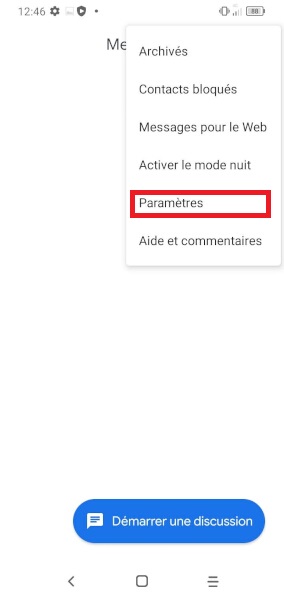 Activer les accusés de réception SMS