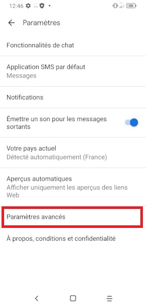 Activer les accusés de réception SMS