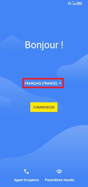 Langue et conditions d’utilisation
