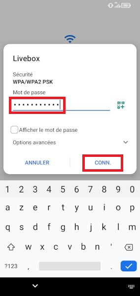 Connexion Wi-Fi