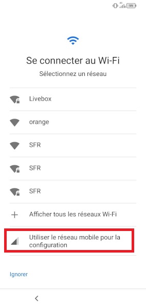 Réseau mobile