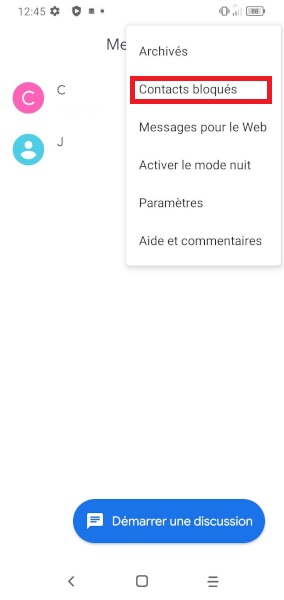 Supprimer les anciennes conversations SMS